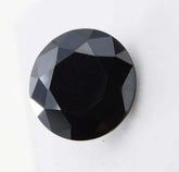 Natural Black Moissanite Round Shape 3 Ct Loose Gemstones